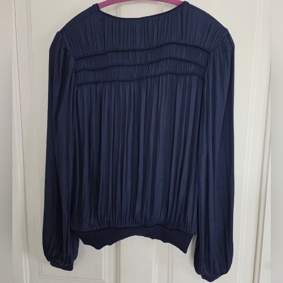 Current Air Navy Wrap Front Top - Picture 8 of 10